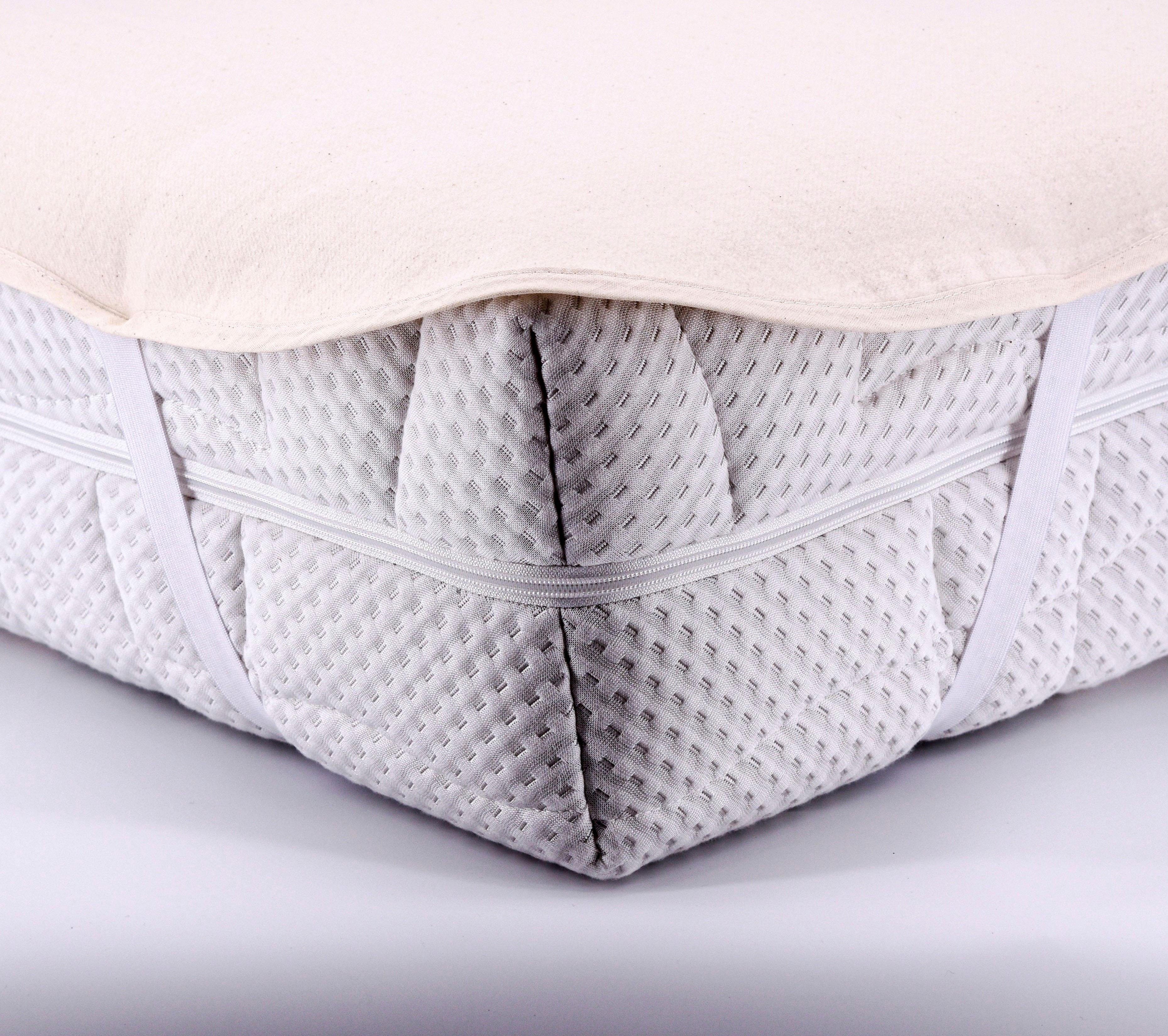 Matratzenauflage Molton Auflage, Allergiker geeignet (Hausstauballergiker) SETEX, Auflage 90x200 cm, 140x200 cm und weiteren Größen, saugfähig – Bild 2 von 4