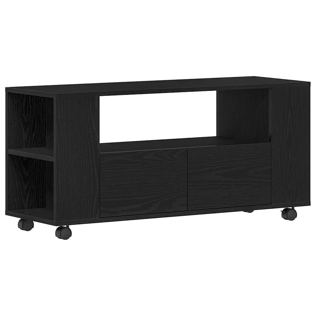 vidaXL TV-Schrank TV-Schrank mit Rollen Schwarz günstig online kaufen