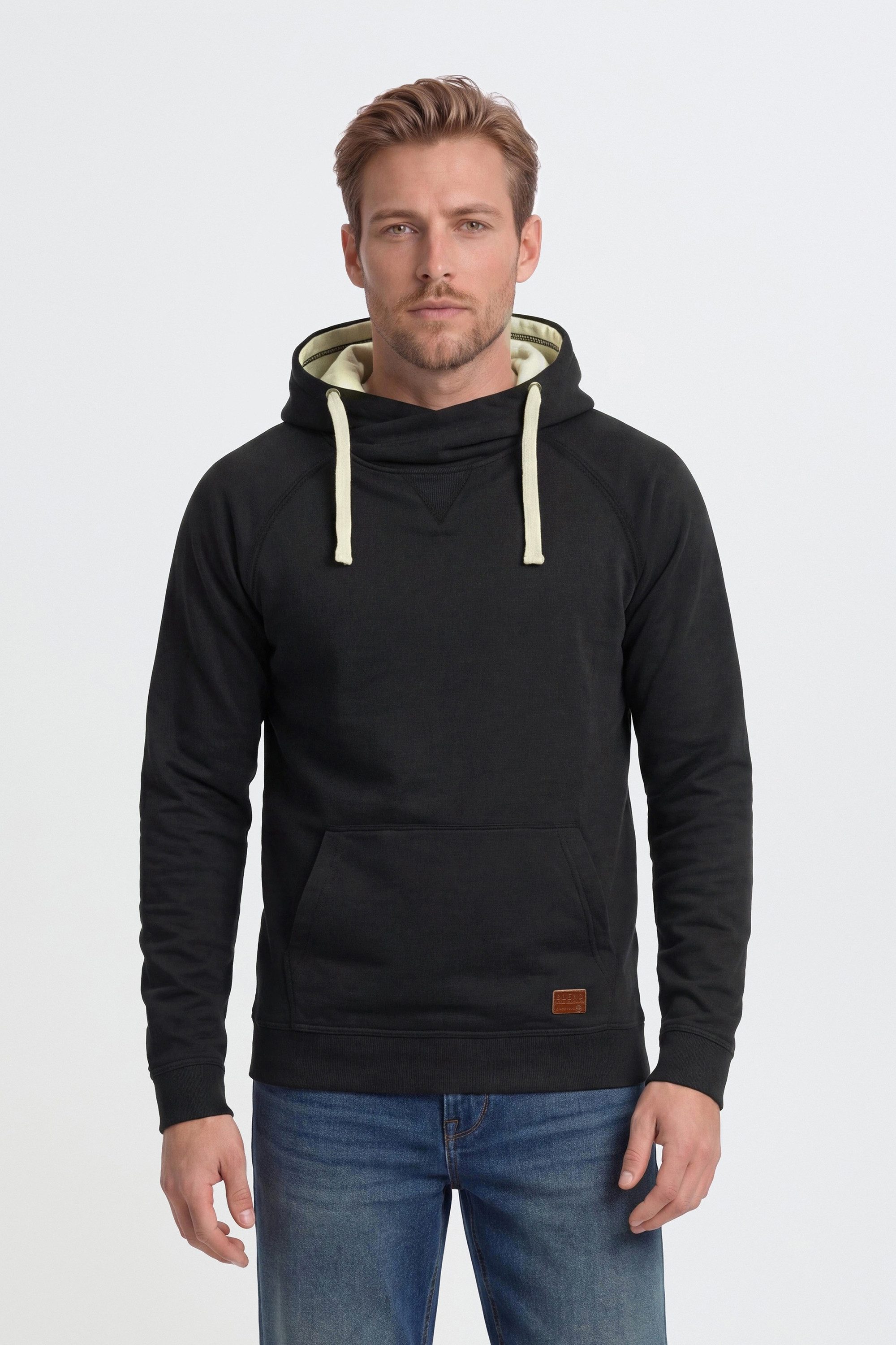 Blend Kapuzenpullover BHSales Kapuzensweatshirt mit Cross-Over Kragen