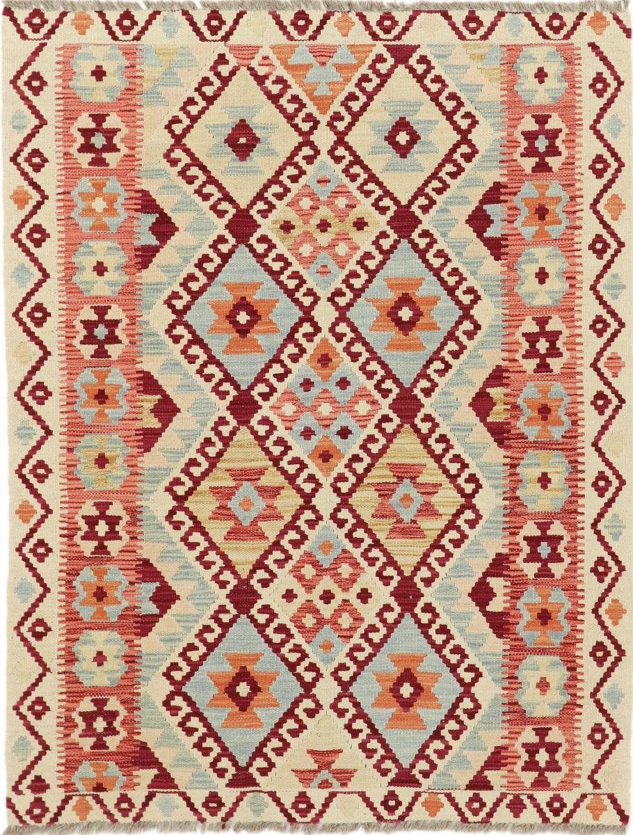 Orientteppich Kelim Afghan Heritage 106x137 Handgewebter Moderner Orientteppich, Nain Trading, rechteckig, Höhe: 3 mm