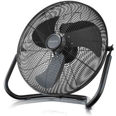 Brandson Windmaschine, 53,5 cm Durchmesser, Ventilator Retro, 160W, Bodenventilator, hoher Luftdurchsatz, neigbar