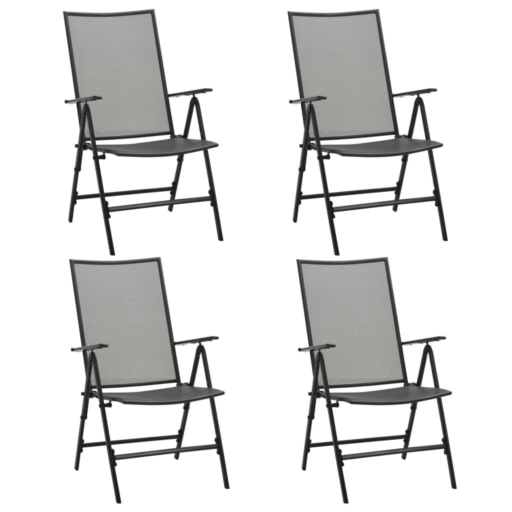vidaXL Gartenstuhl Klappstühle 4 Stk. Mesh günstig online kaufen