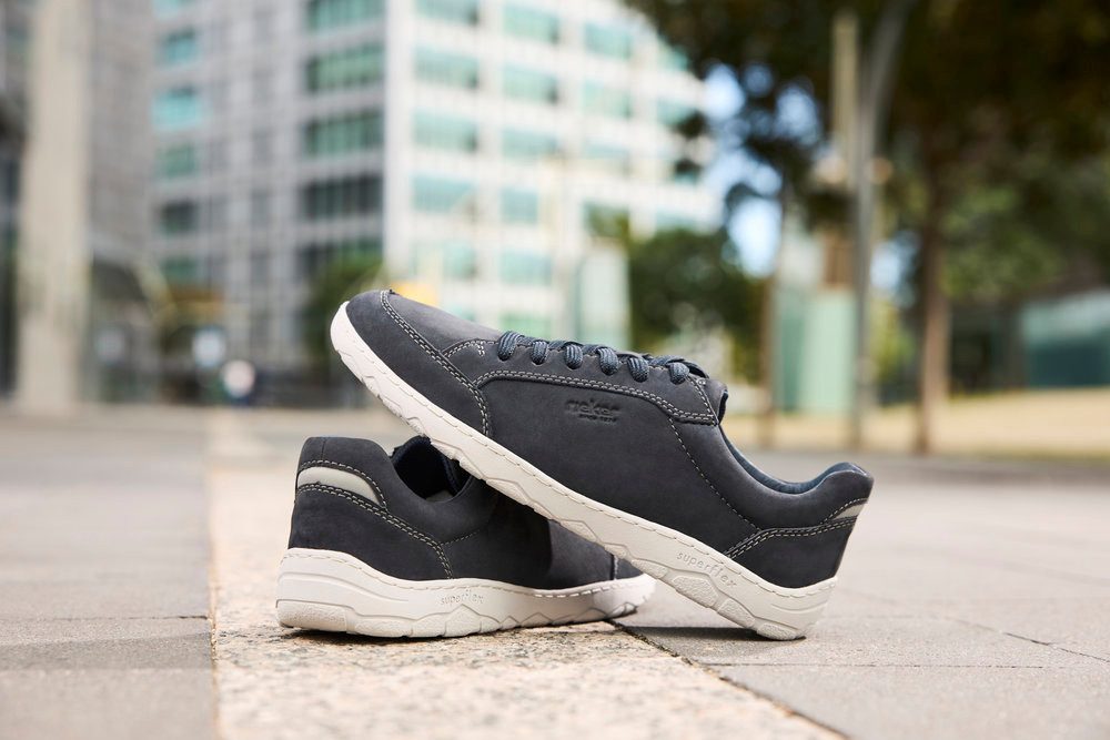 Rieker Sneaker Schnürschuh, Halbschuh, Freizeitsneaker mit Reißverschluss
