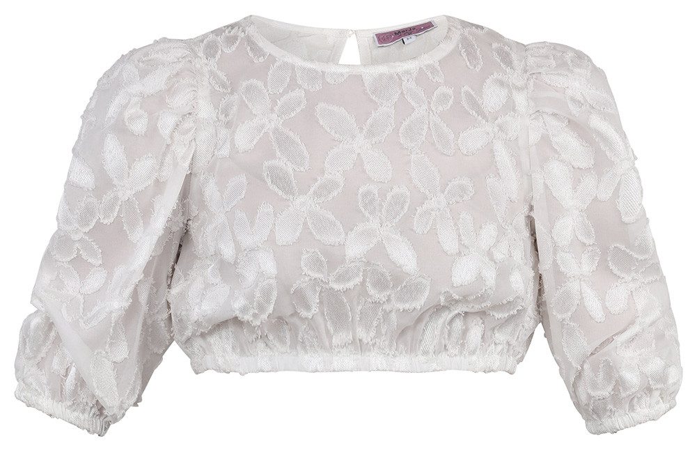 Dirndlbluse Dirndlbluse - KARLSTEIN - offwhite, schwarz