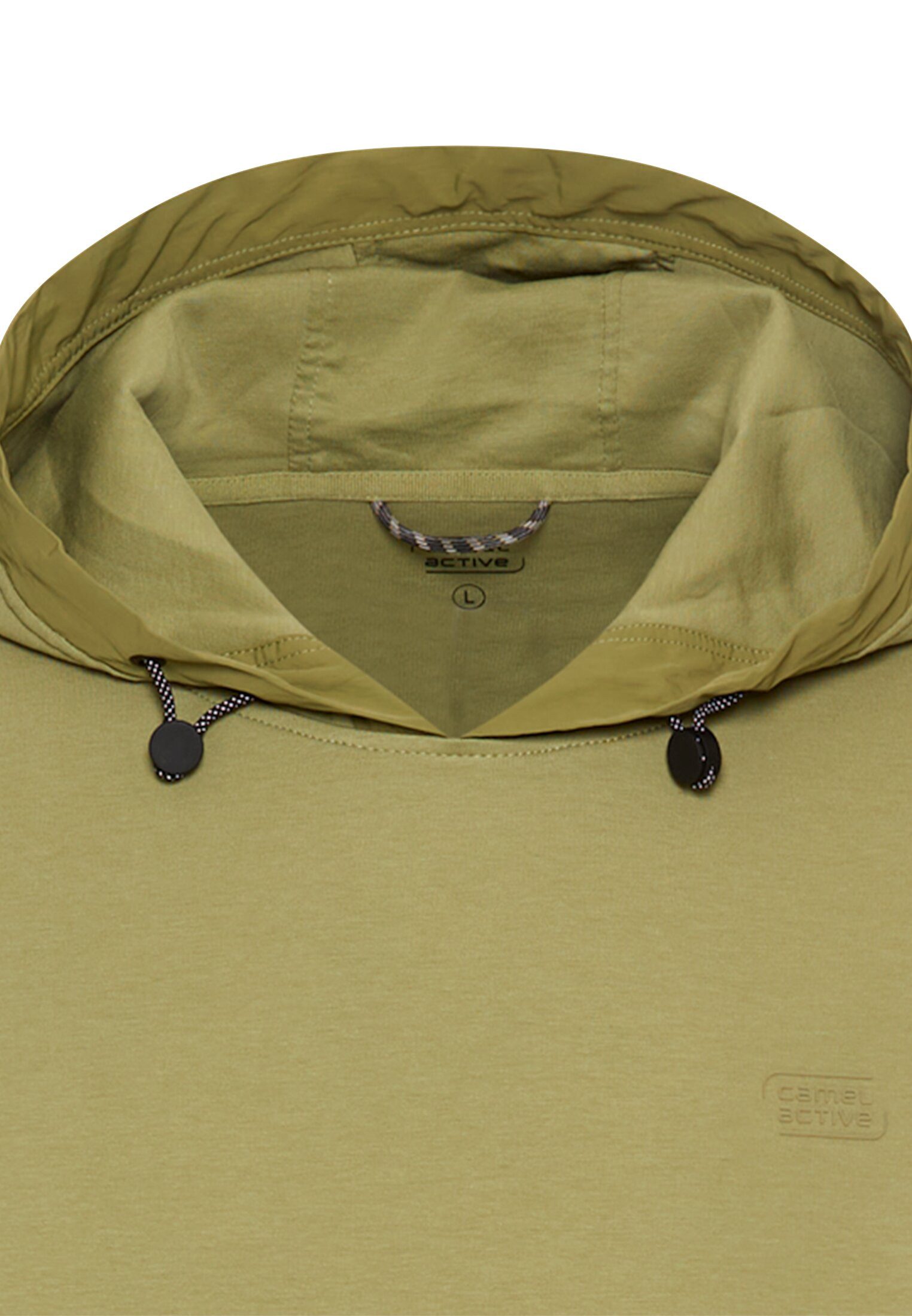 camel active Sweatshirt mit verstellbarer Kapuze