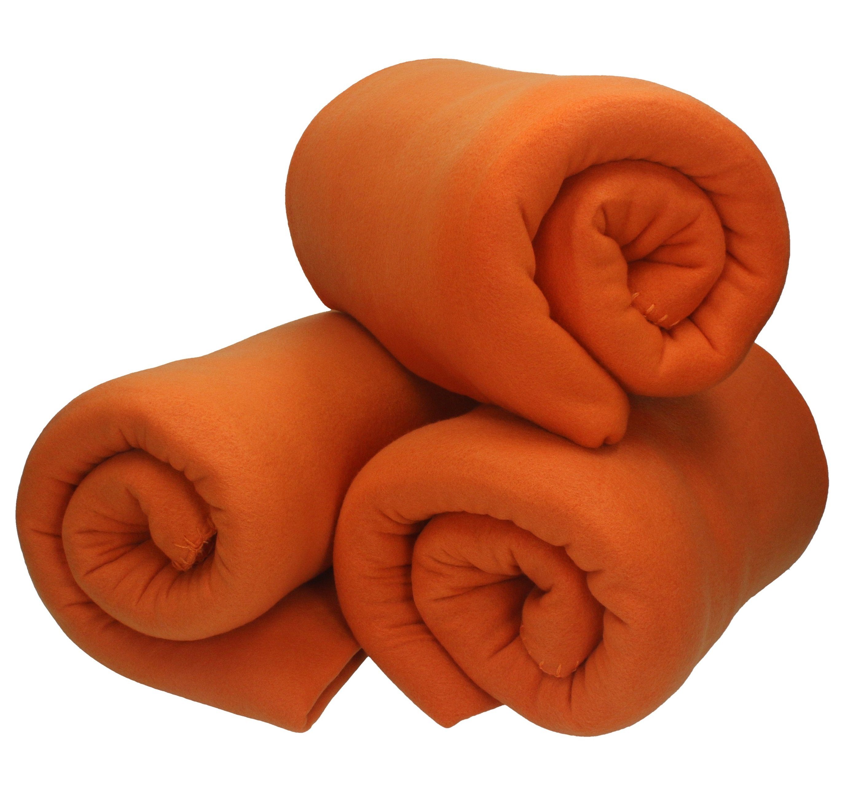 Wohndecke 3 Stück Fleecedecke Kuscheldecke Sofadecke günstig online kaufen
