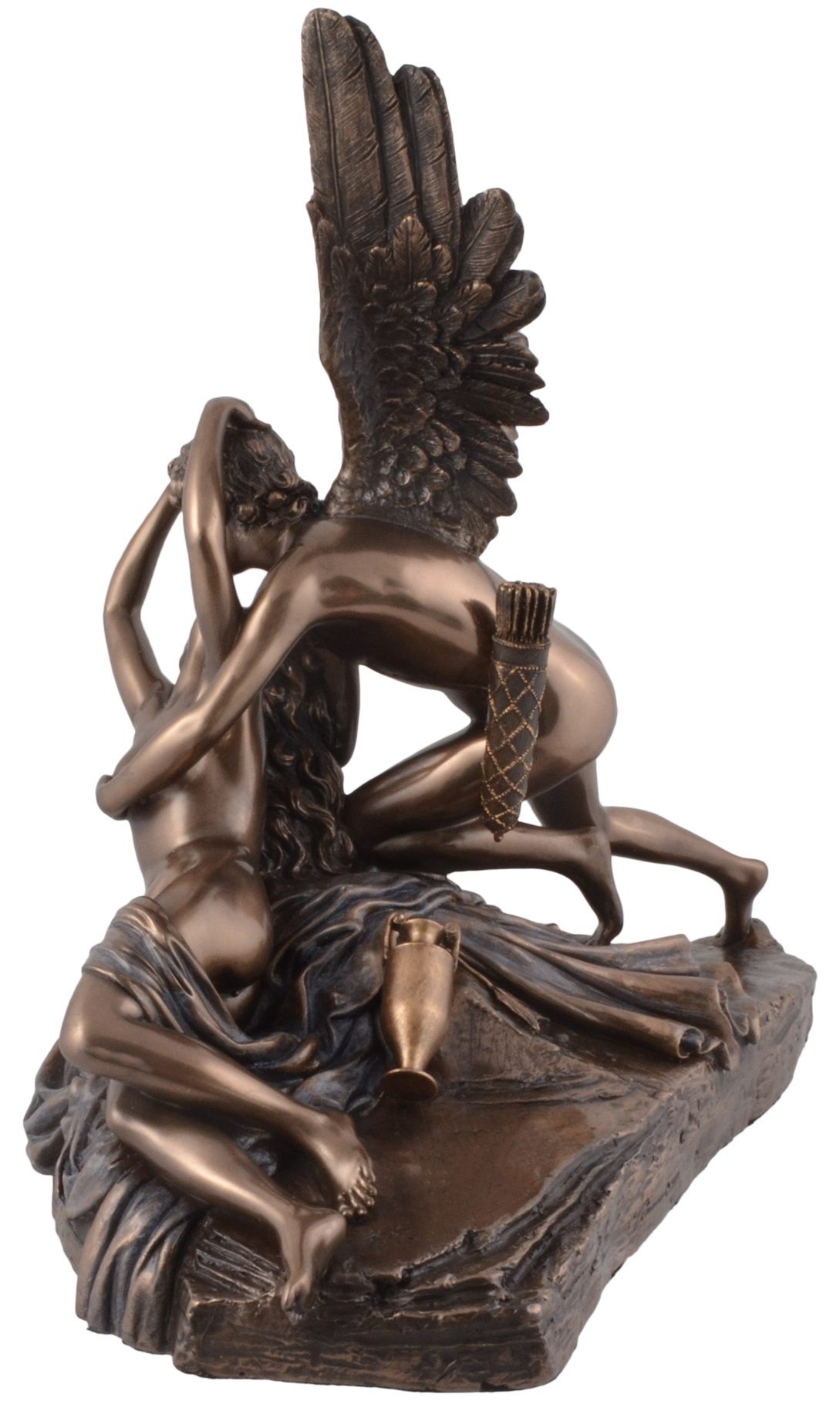 Vogler direct by n.Antonio ca. Hand Amor bronziert, Canova LxBxH: Skulptur Gmbh - Veronese, Dekofigur 29x17x28cm Psyche von und
