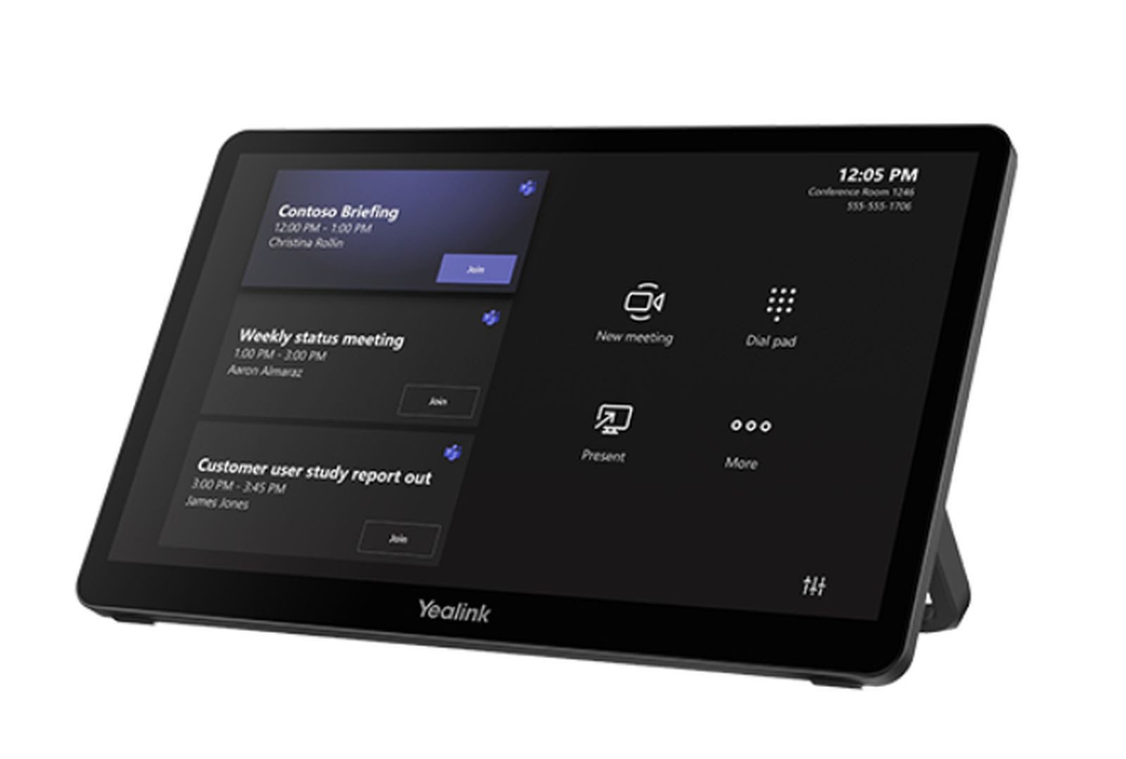 Yealink MTouch Plus - Touchpaneel - Anzeige - LCD - IPS - 29.5 cm (11.6) Festnetztelefon