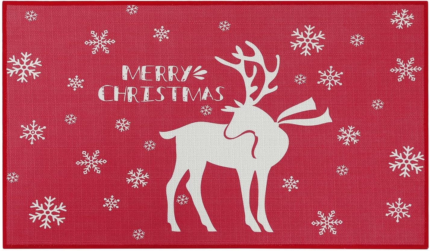 GarveeMore Fußmatte Weihnachten,Dekorative Türmatte mit Gedrucktem Hirschmu günstig online kaufen
