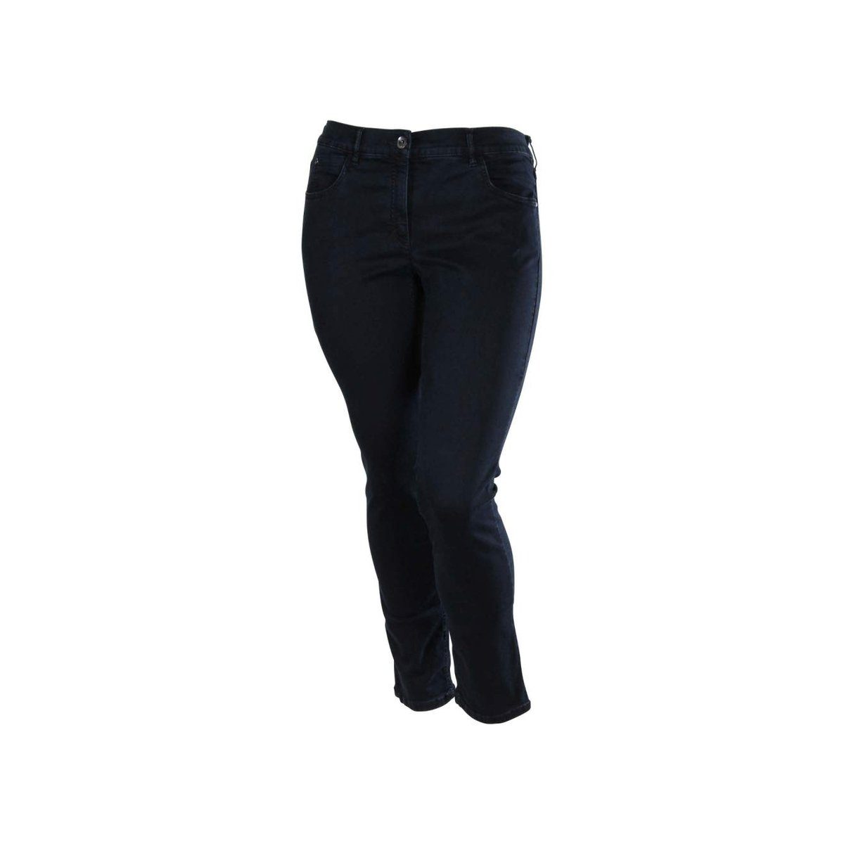 Zerres 5-Pocket-Jeans grau regular (1-tlg) | Straight-Fit Jeans