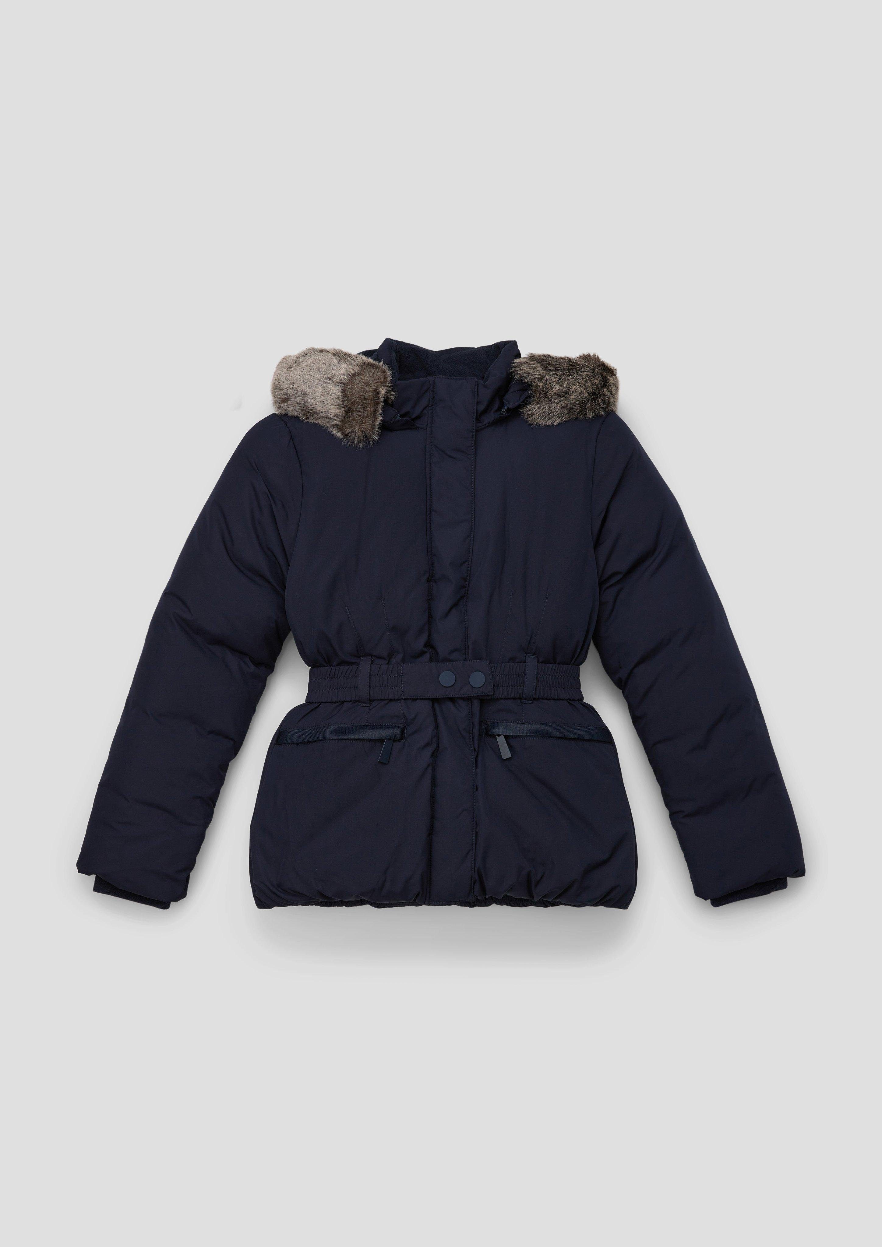 Wattierte Jacke mit s.Oliver Fleece-Futter navy Funktionsjacke