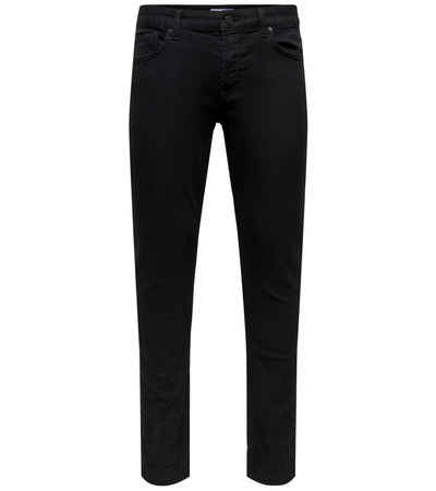 ONLY & SONS Stoffhose ONLY & SONS Loom Life Herren Slim Fit Джинси Hose 22013346 Freizeit-Hose Schwarz