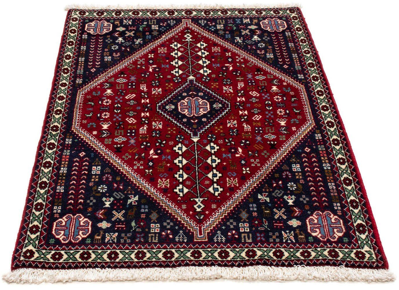 Wollteppich Abadeh Medaillon 130 x 75 cm, morgenland, rechteckig, Höhe: 10 mm, Handgeknüpft | Kurzflor-Teppiche