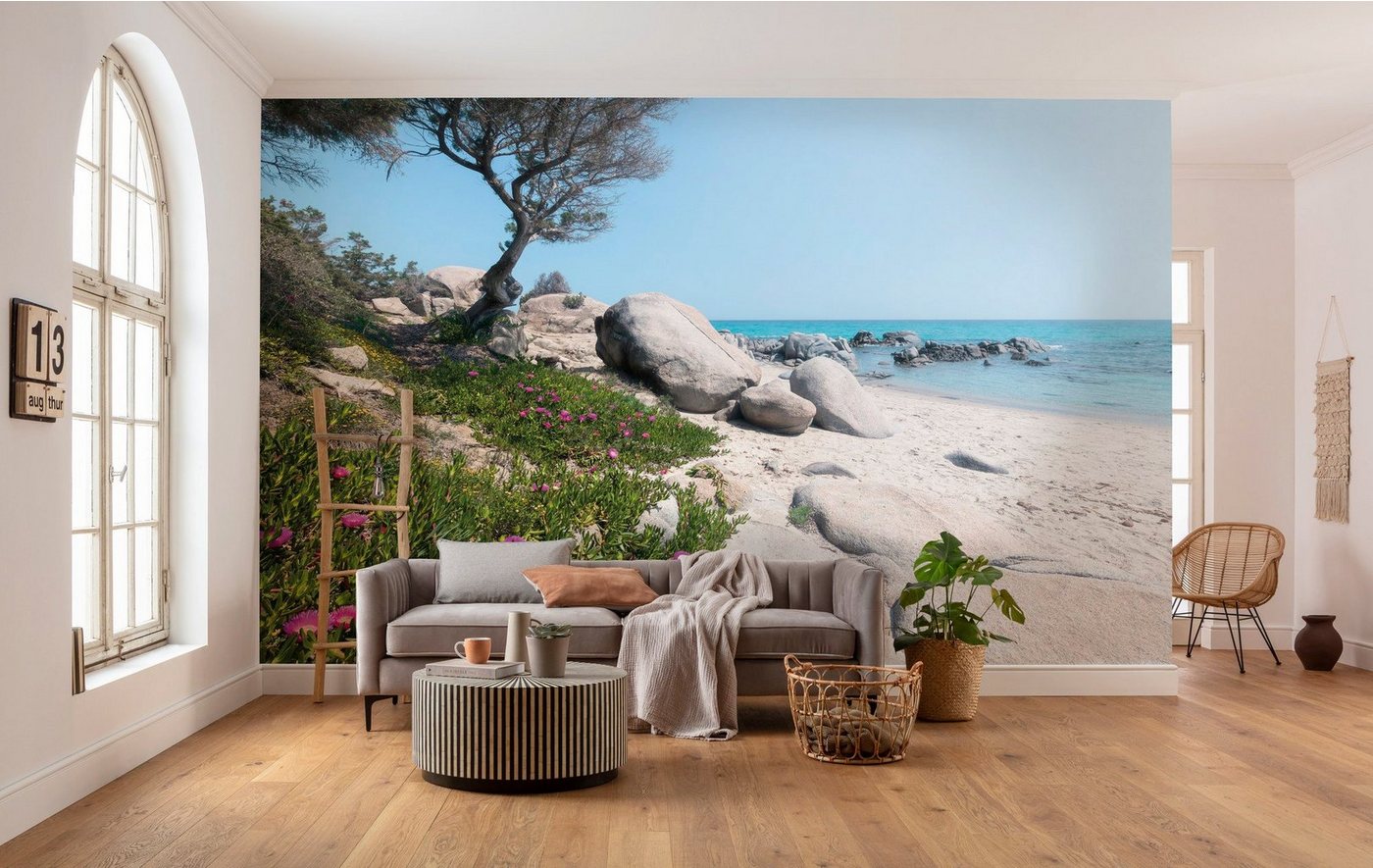 Komar Fototapete »Mediterrane Träume«, glatt, mehrfarbig, natürlich, bedruckt, (9 St)-HomeTrends