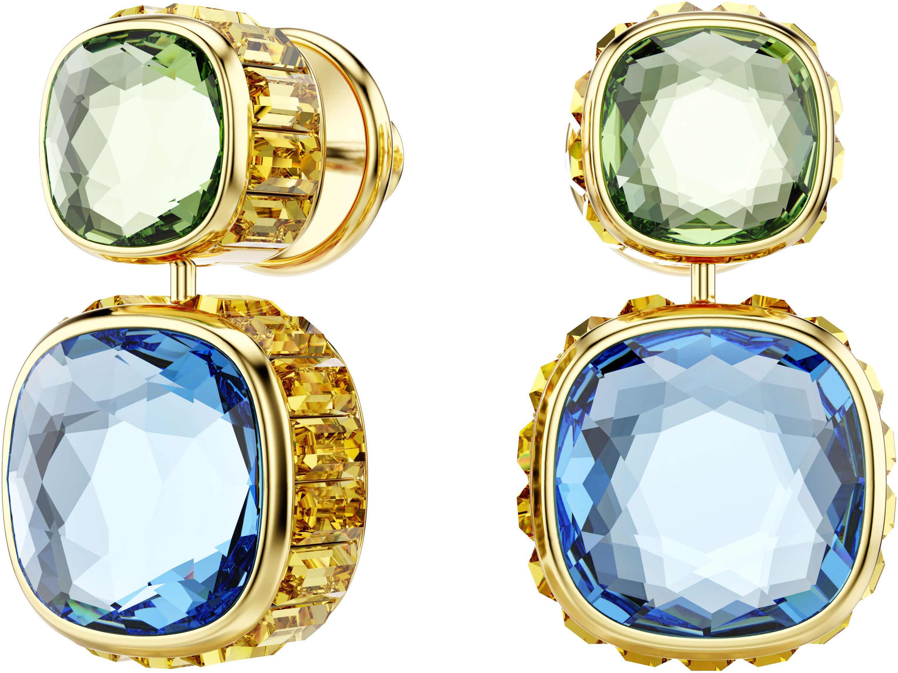 Swarovski Paar Ohrstecker Schmuck Geschenk Chroma Drop-Ohrhänger, mit Swaro günstig online kaufen