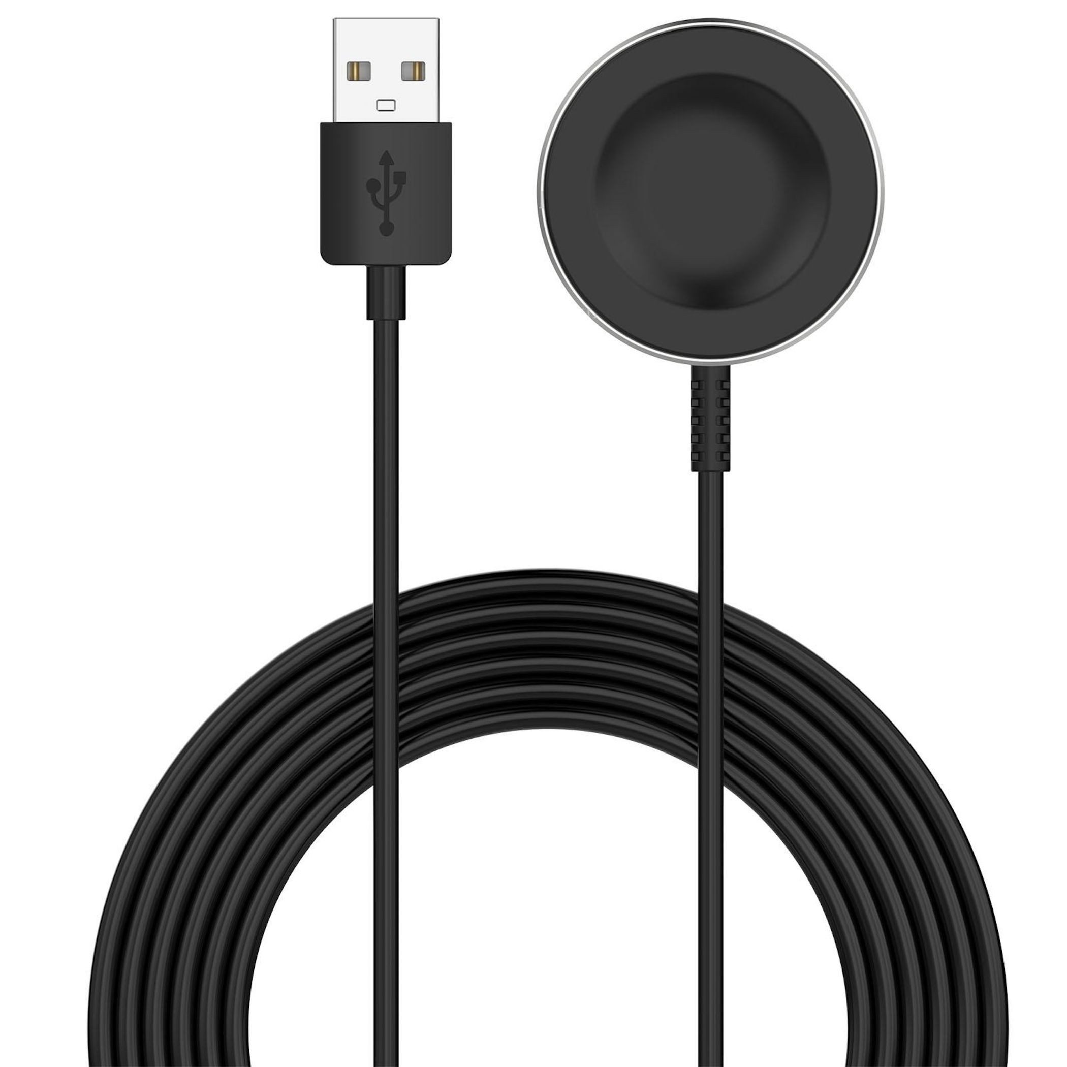 Wigento Für Huawei Watch GT 6 / GT 6 Pro Magnet Ladekabel 1m Schwarz Stromadapter