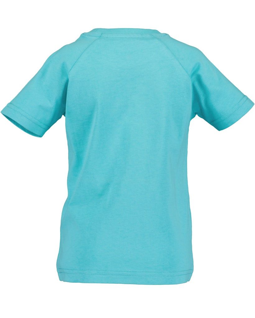 Blue Seven T-Shirt Blue Seven Jungen T-Shirt Traktor lagune blau (1-tlg)