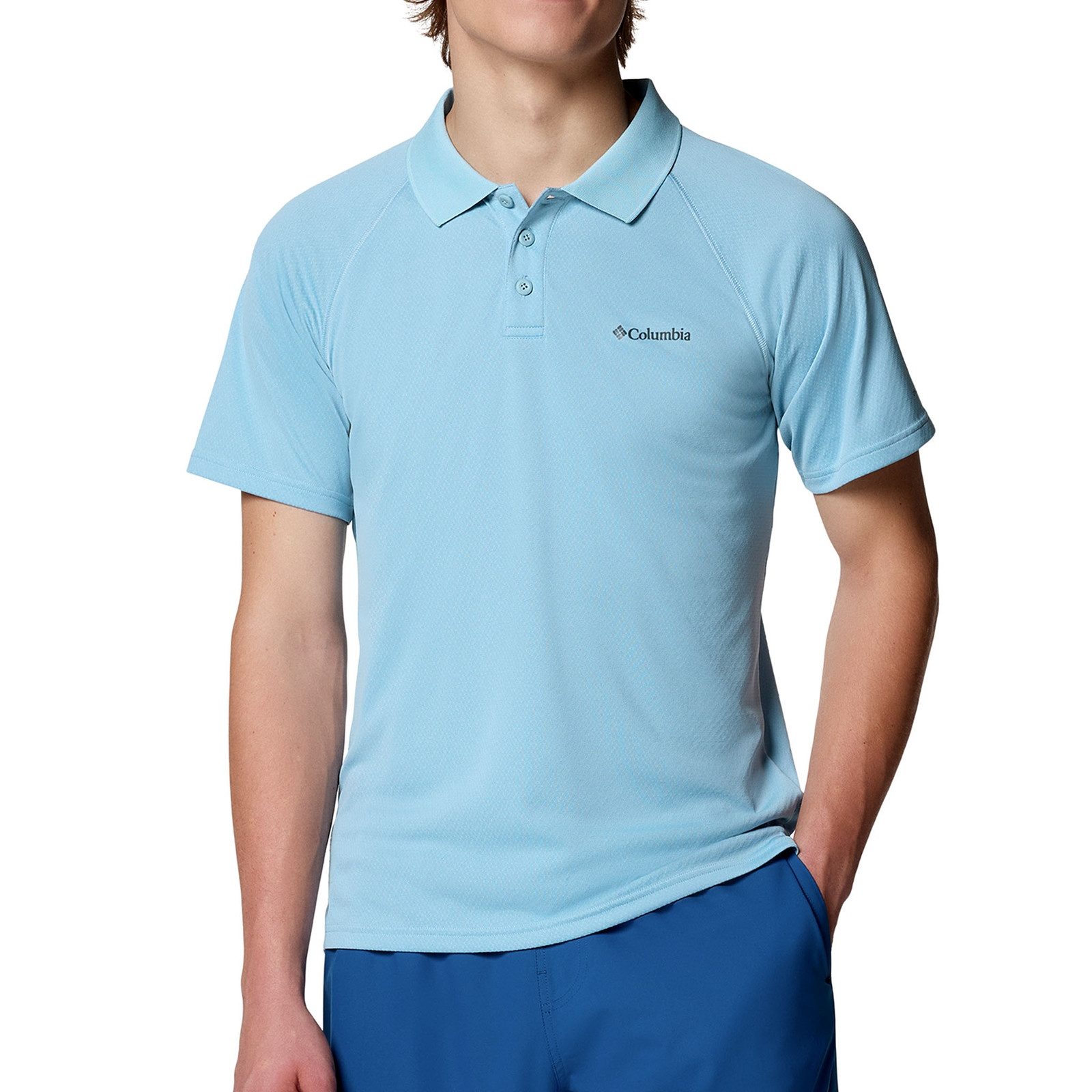 Columbia Poloshirt Alpine Chill™ Pro mit Markenschriftzug auf linker Brust günstig online kaufen