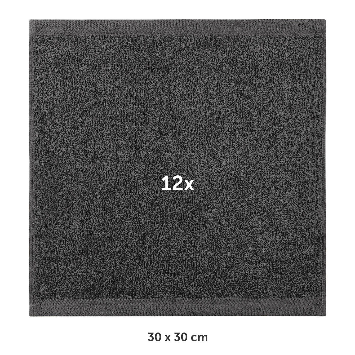 Blumtal Gästehandtücher 30x30cm - weich und saugstark, Frottee (12-St), 12e günstig online kaufen