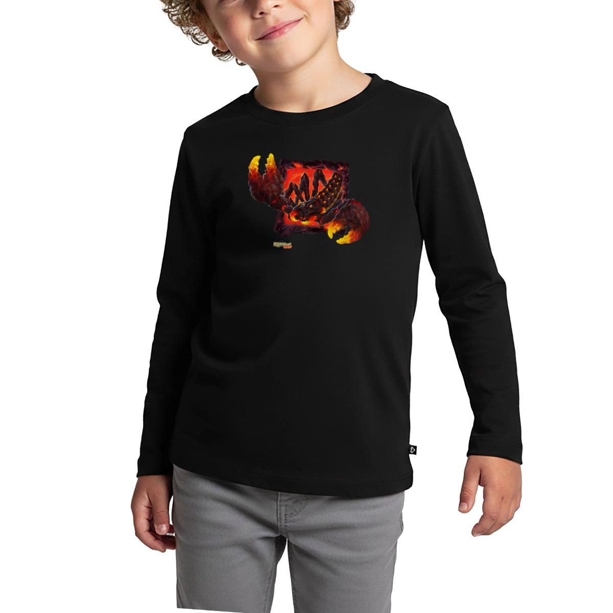 T-Shirt Schleich Eldrador Lavaskorpion Kinder Premium Langarmshirt