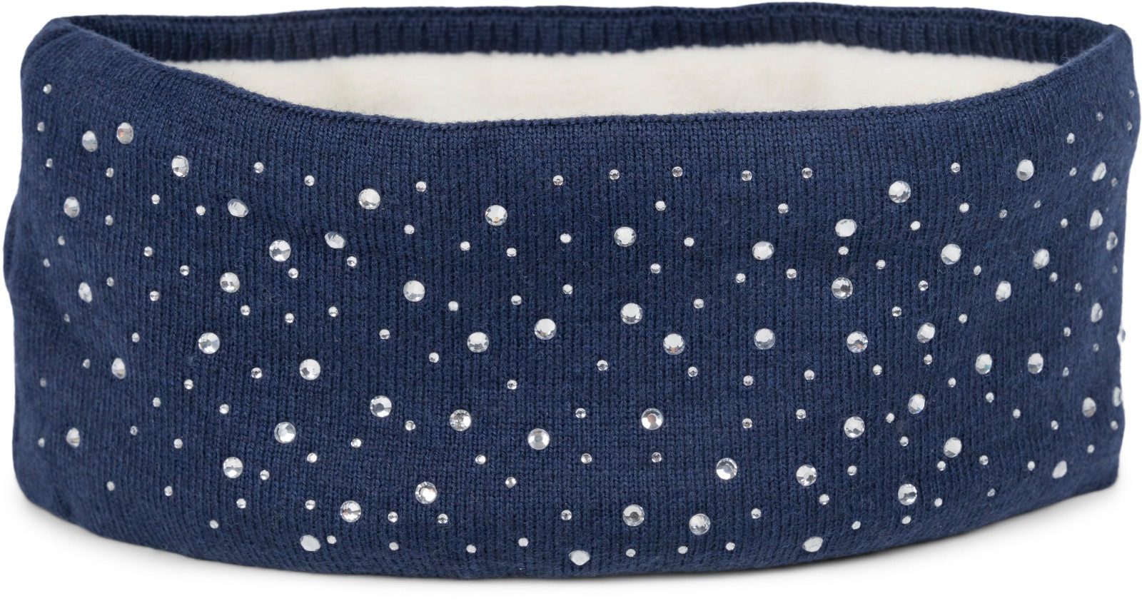 styleBREAKER Stirnband Feinstrick Stirnband mit Strass günstig online kaufen