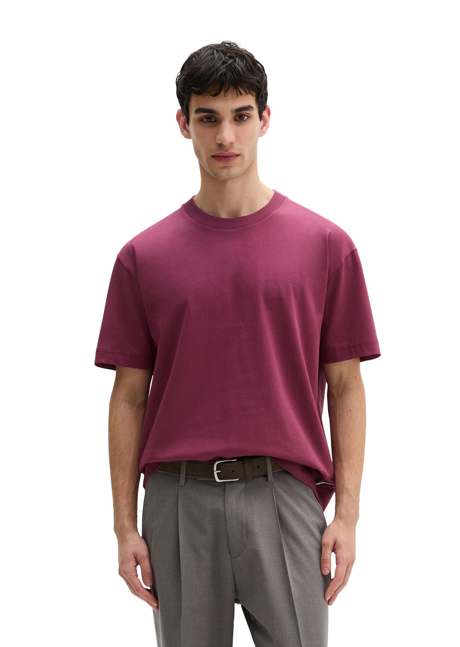 Marc O'Polo T-Shirt aus schwerem Bio-Baumwoll-Jersey