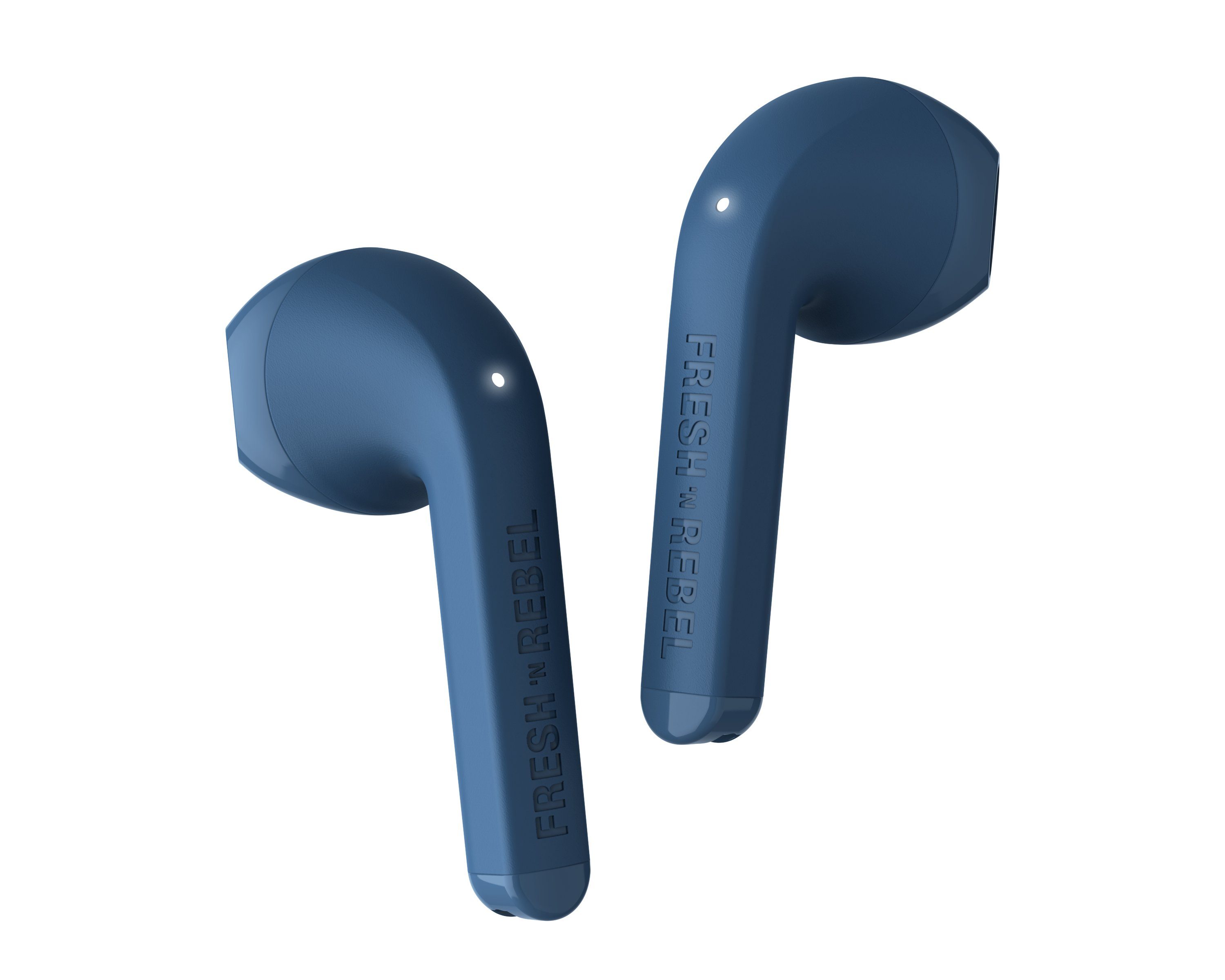 Fresh´n Rebel Twins Core Blue Auto-Kopplung) Steel (Dual-Master-Funktion, Kopfhörer Touch-Control-Steuerung