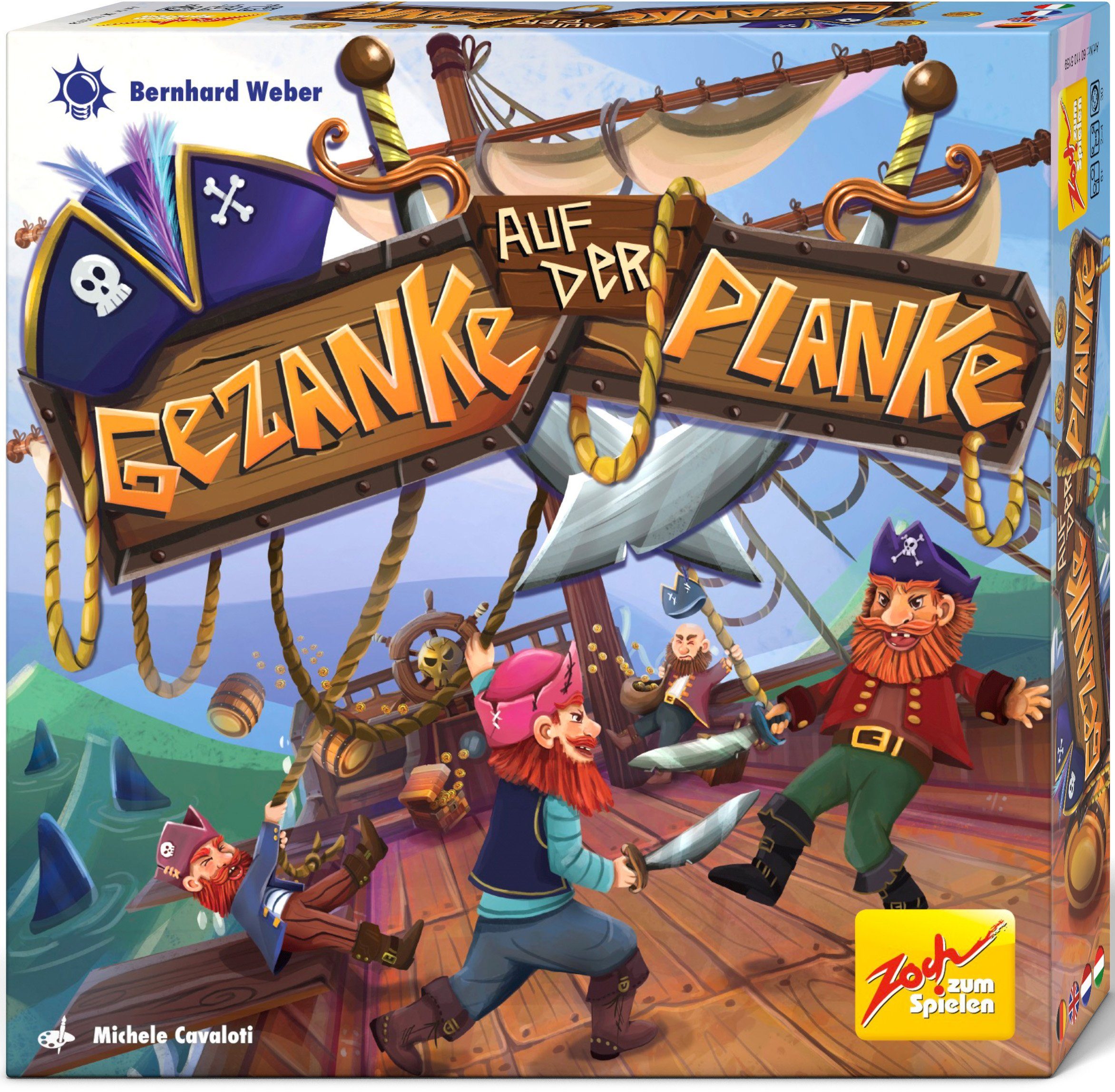 Zoch Spiel, Kinderspiel Gezanke auf der Planke