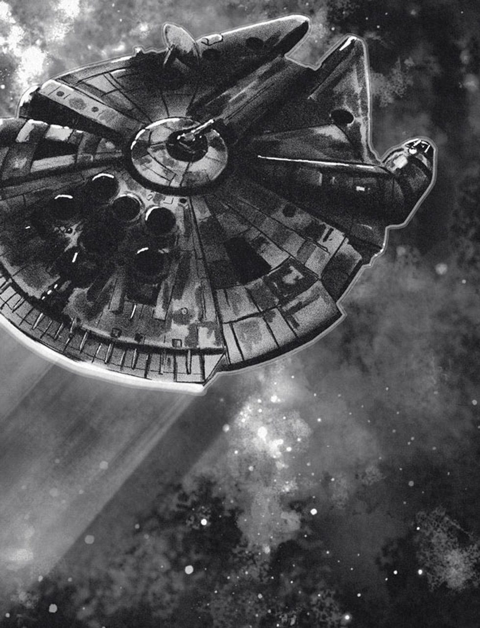 style3 T-Shirt Falcon in Space rasender günstig online kaufen