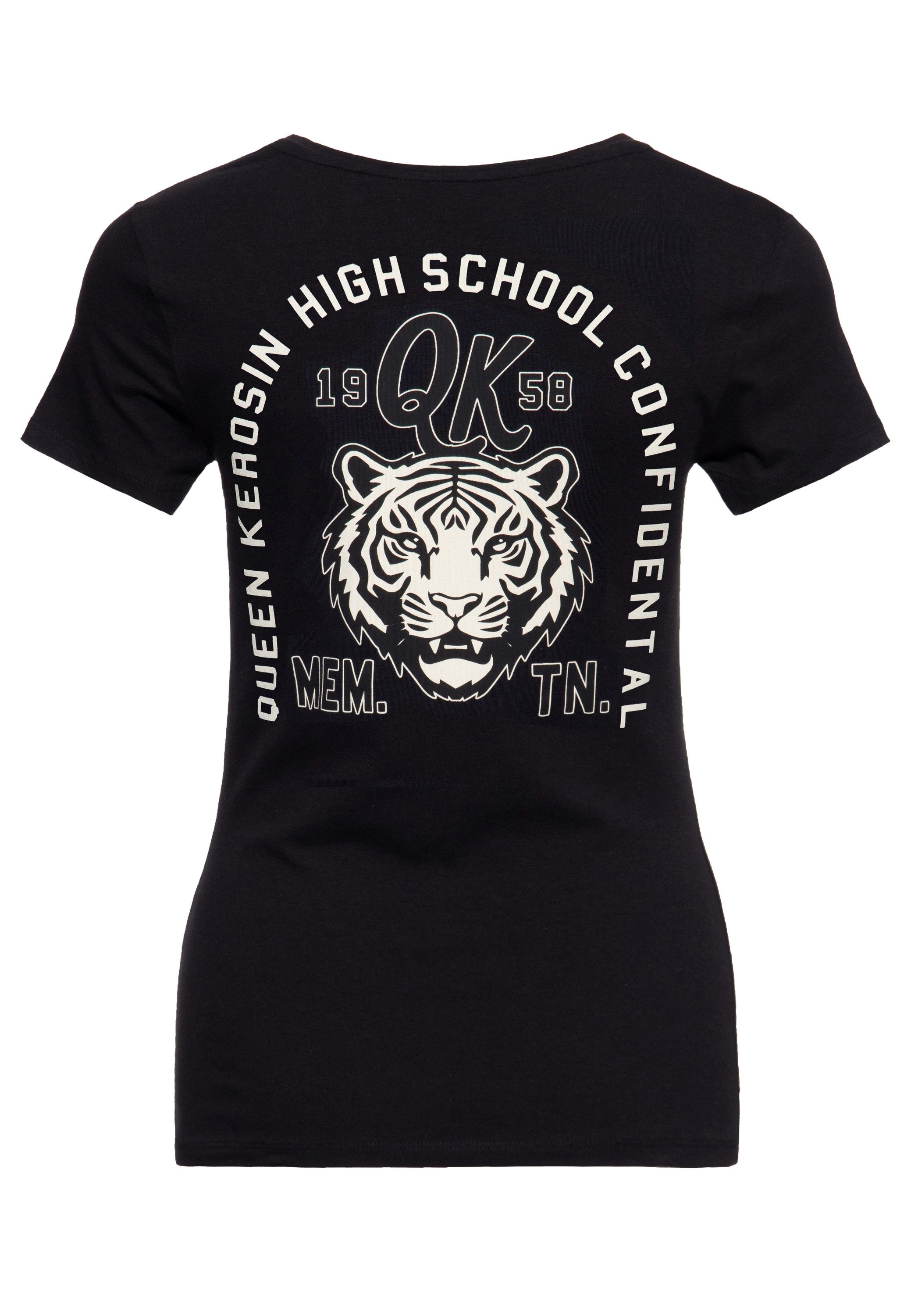 QueenKerosin Print-Shirt High School Confidential (1-tlg) günstig online kaufen