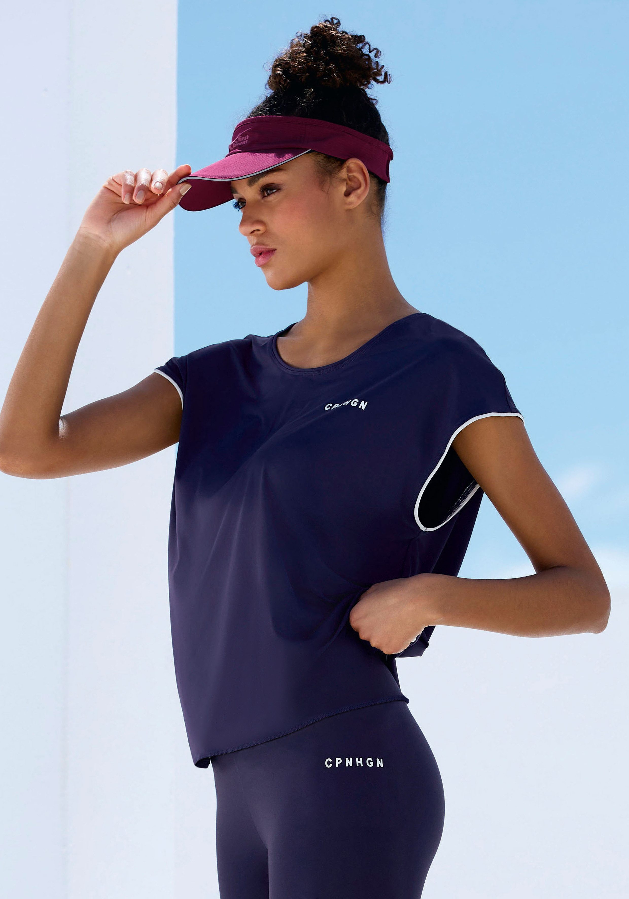 Copenhagen Studios Funktionsshirt mit weitem Armausschnitt günstig online kaufen