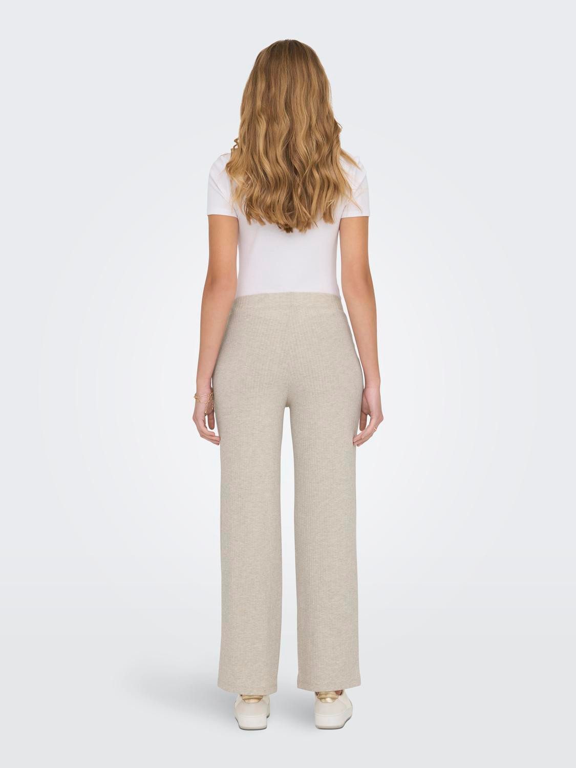 ONLY Stoffhose Wide Leg elastische Taille günstig online kaufen