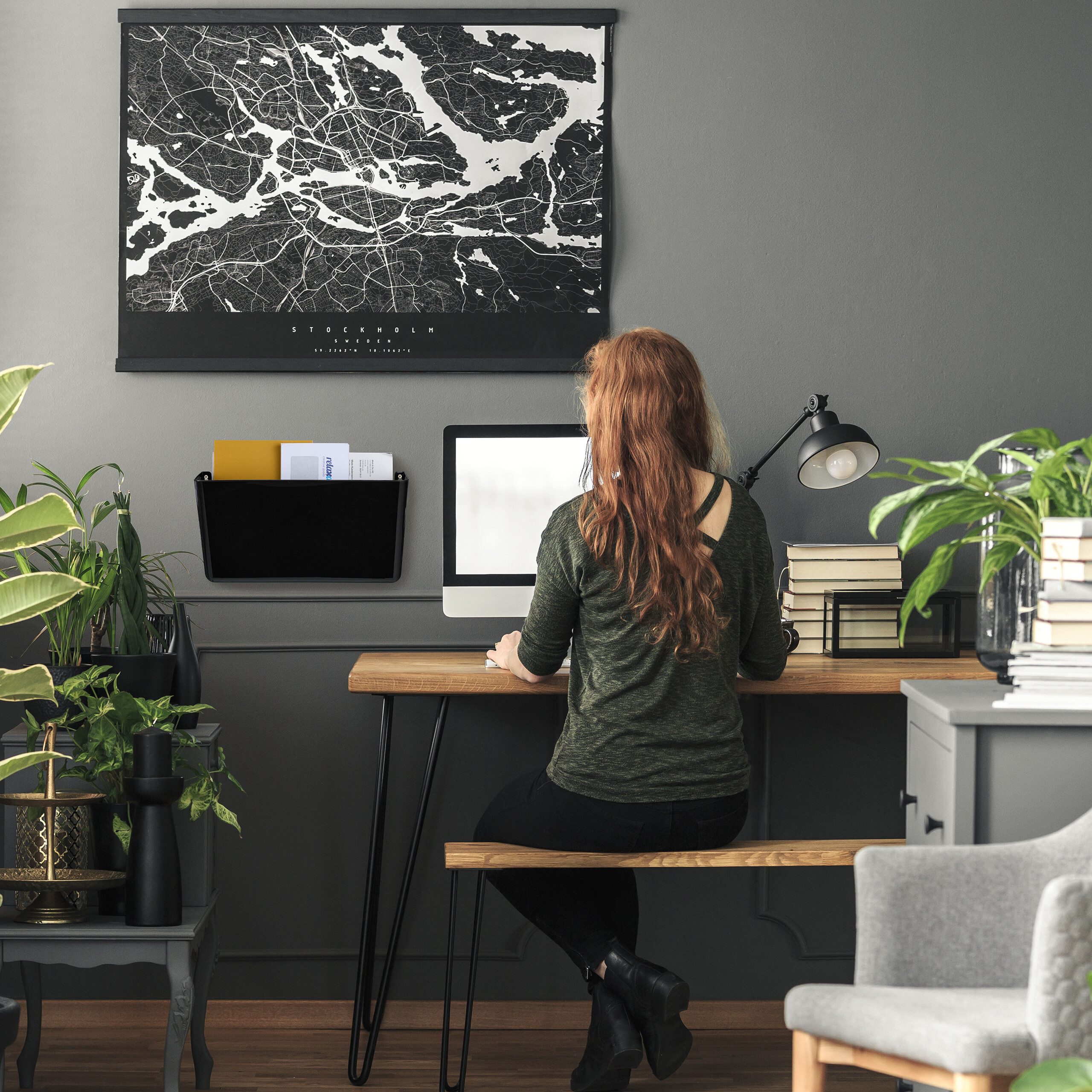 relaxdays Zeitungsständer Zeitschriftenhalter Wand 3er Set (3 St., 3er Set)