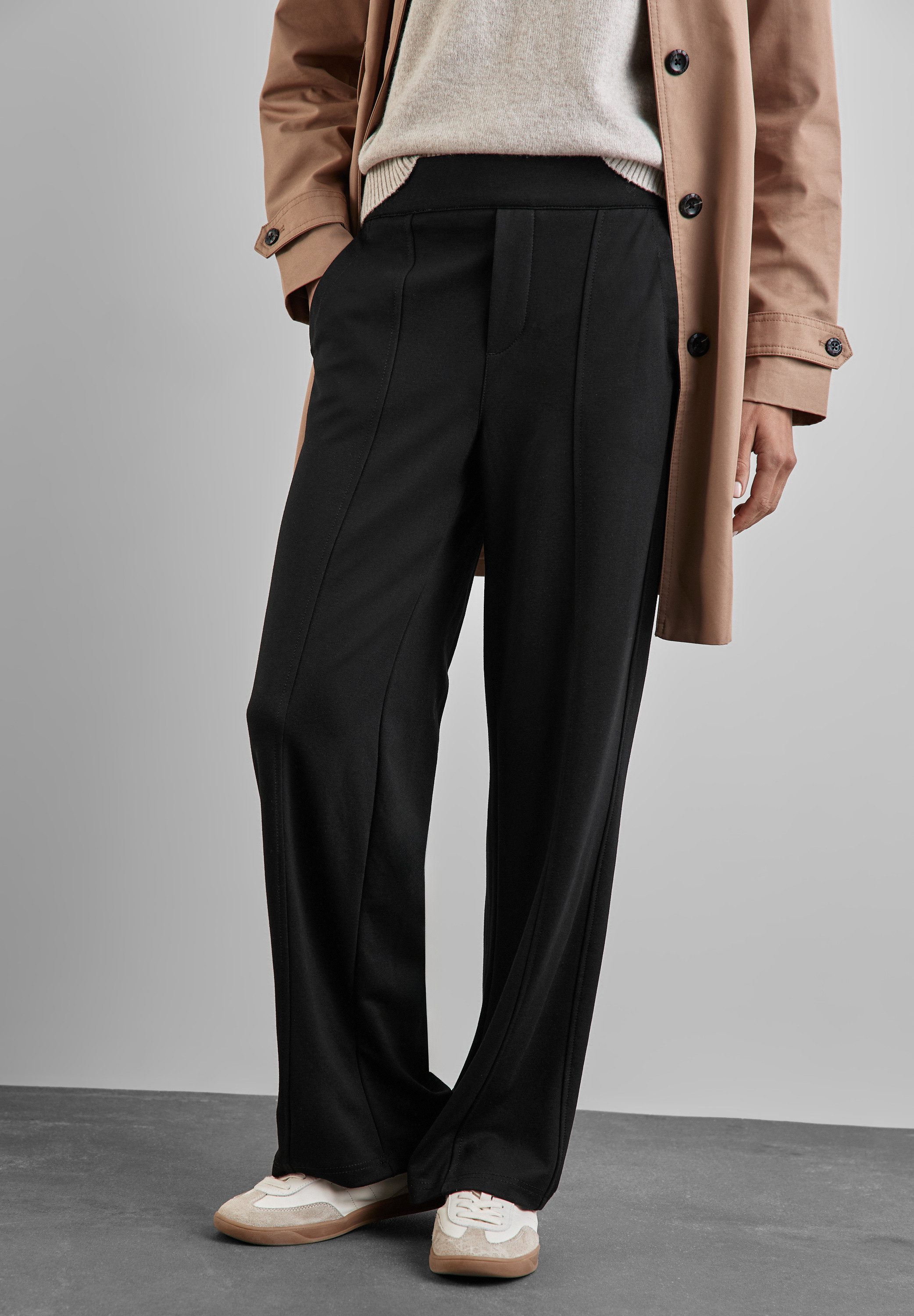 STREET ONE Stoffhose, High Waist günstig online kaufen