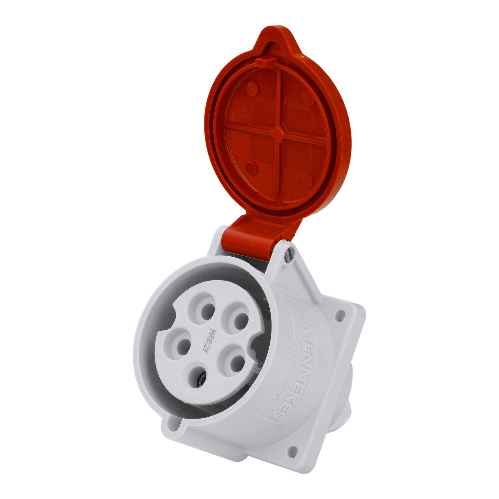 Mennekes Steckdose CEE Mennekes 32A 5p IP44 400V Einbausteckdose gerade, 1-St.