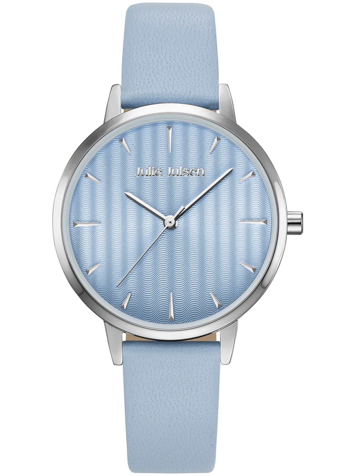 Julie Julsen Quarzuhr JJW2493SL-4 JJW2493SL-4, Julie Julsen JJW2493SL-4 Uhr Damenuhr Lederarmband blau