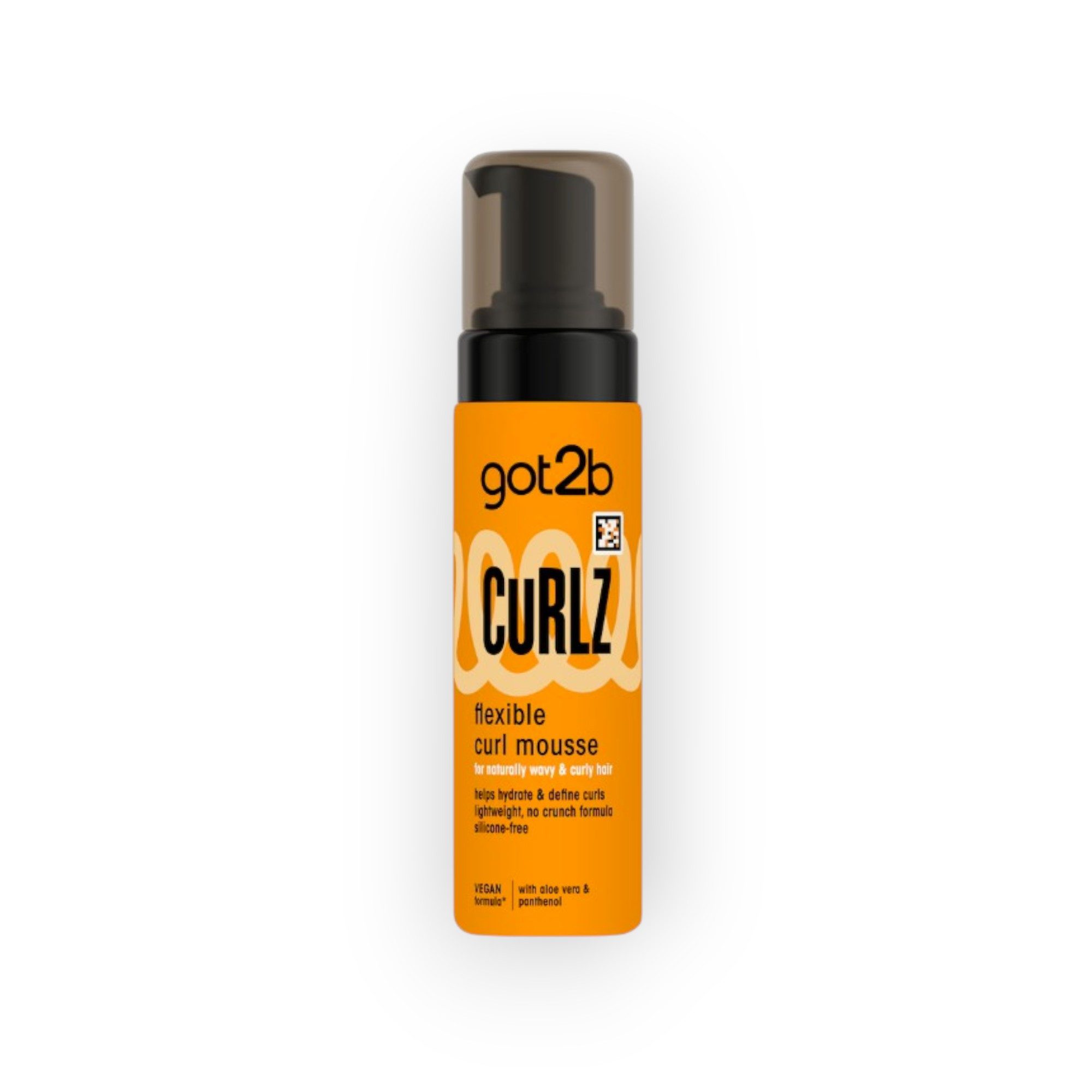 Schwarzkopf Haarmousse Got2b Curlz Flexible Curl Mousse, Packung, flexible Lockenform, natürlicher Halt