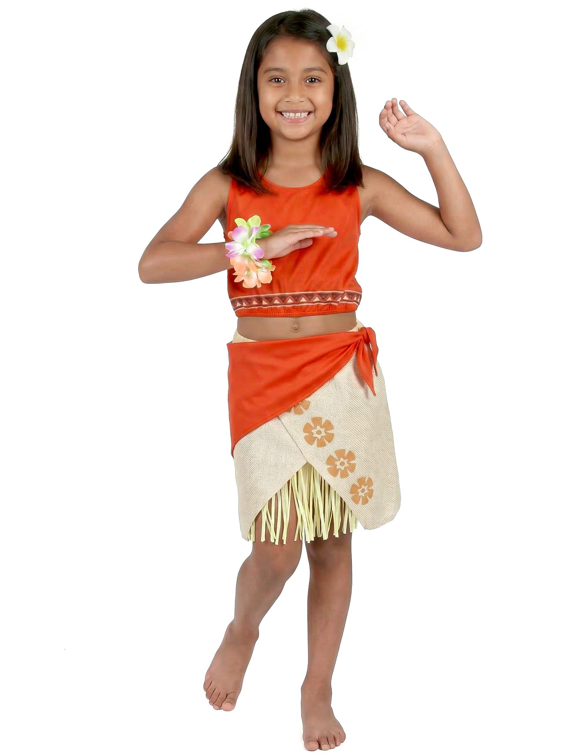 JADEO Kostüm Hula-Kostüm für Mädchen orange