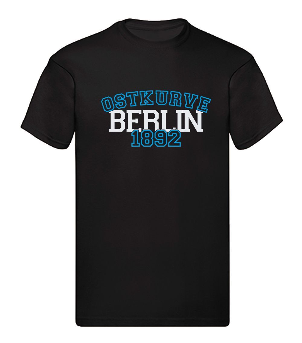 G-graphics T-Shirt Ostkurve – Berlin – 1892 (1-tlg) Herren T-Shirt mit einem Motiv für den echten Fan
