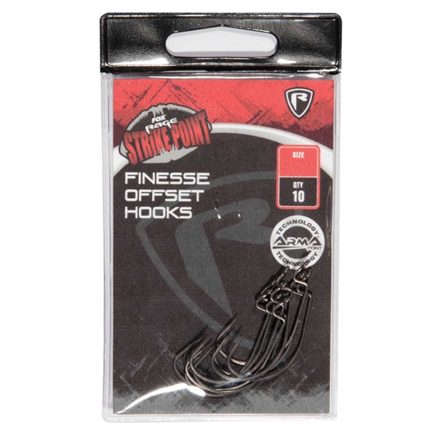 Offset-Haken Fox Rage SP Finesse offset hooks sz - 10 Offsethaken
