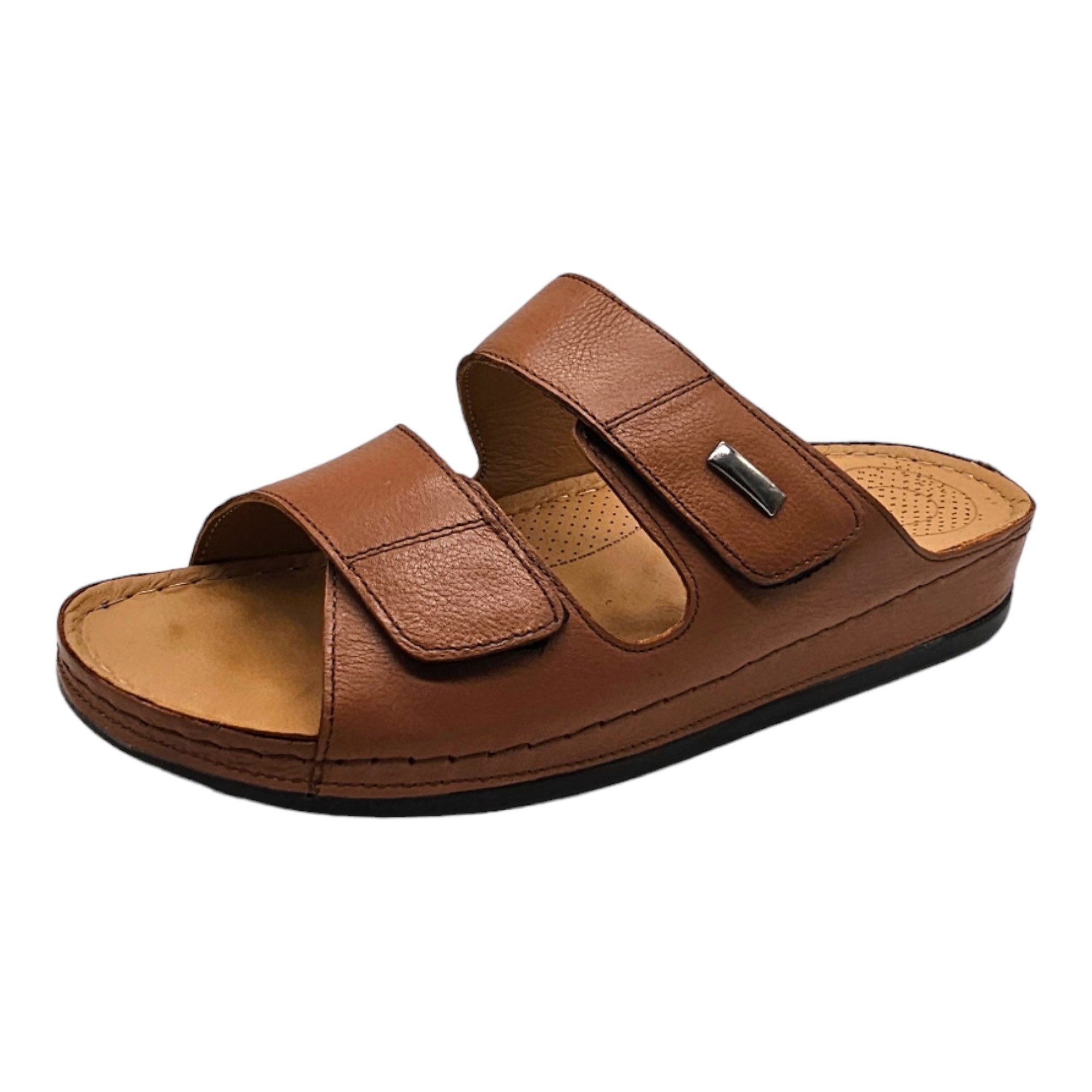 Yu&Luk Pantolette Sommerschuh, Schlappen, mit Klettverschlüssen, günstig online kaufen