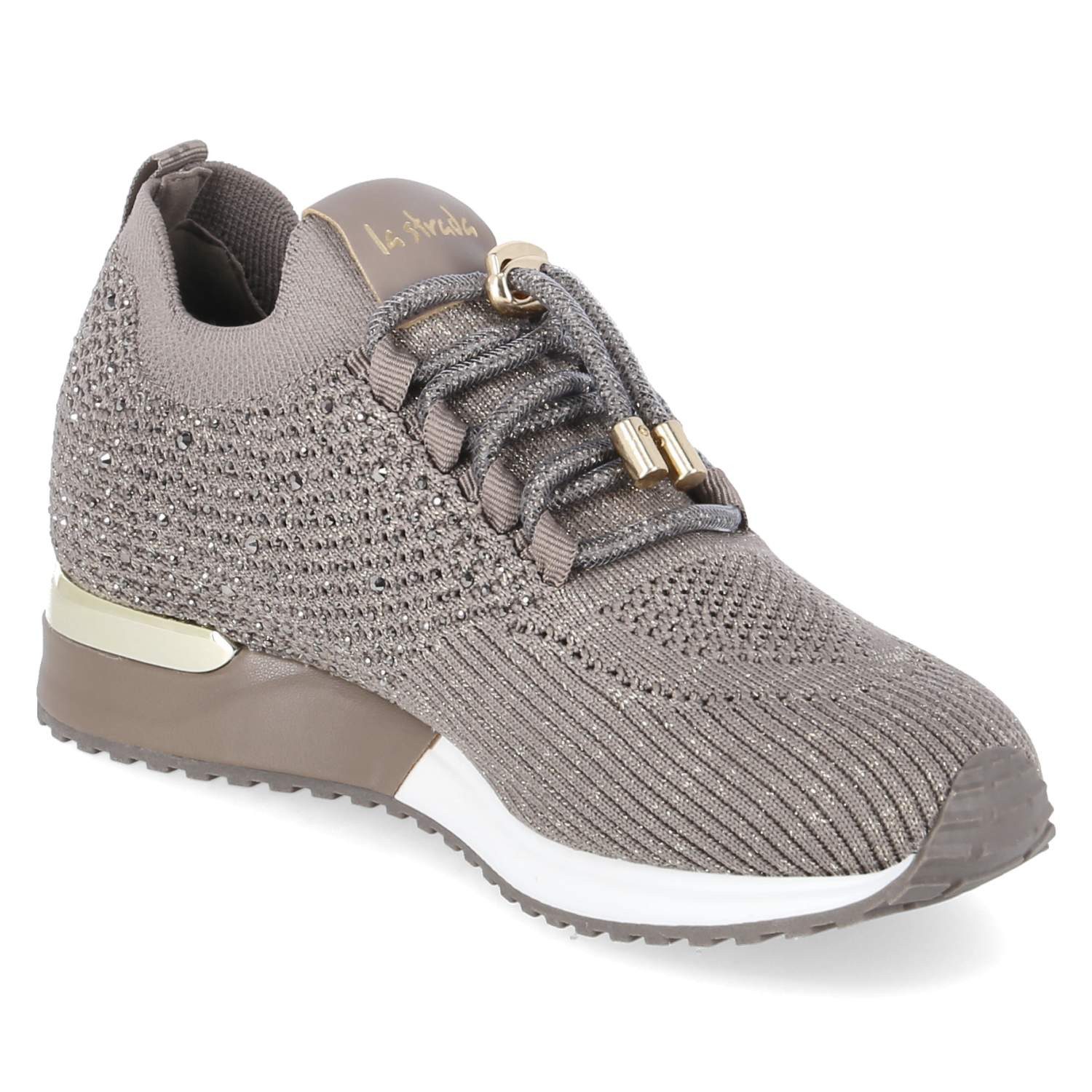 La Strada La Strada Slip On Sneaker 2400409 4525 Damen Textil & Synthetik taupe Schnürschuh – Bild 5 von 5