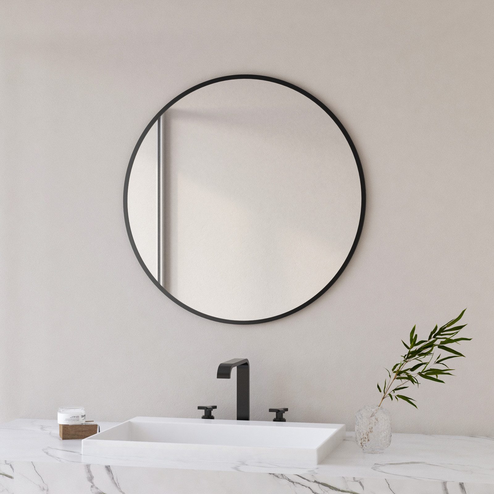 Hopibath Badspiegel Metall Alu Rahmen Wandspiegel günstig online kaufen