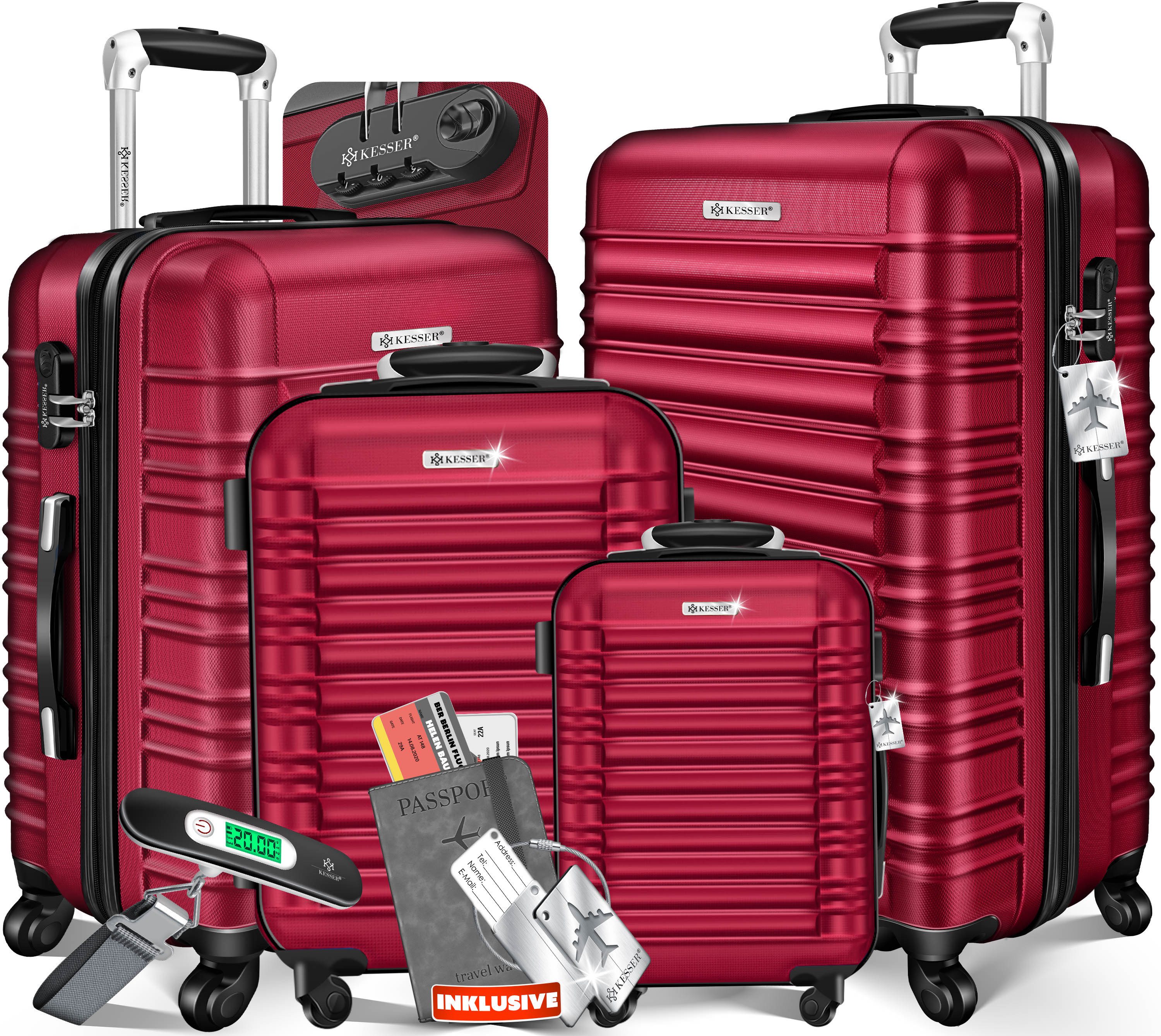 KESSER Kofferset, 4 Rollen, (4 tlg), 4tlg. Hartschalenkofferset Hartschalen günstig online kaufen