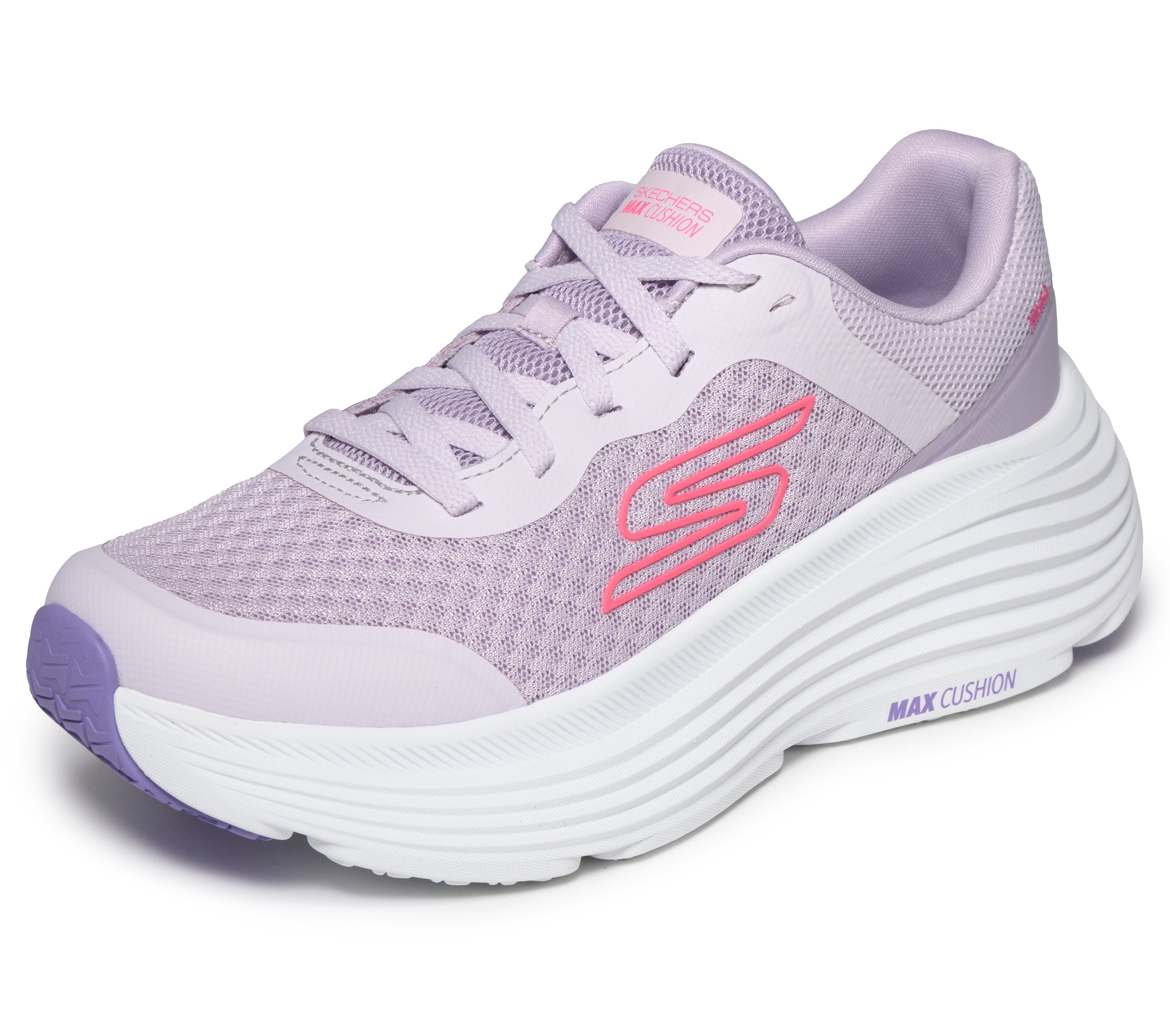 Skechers MAX CUSHIONING Sneaker Laufschuh, Sportschuh, Schnürschuh, Freizeitschuh mit Max Cushioning