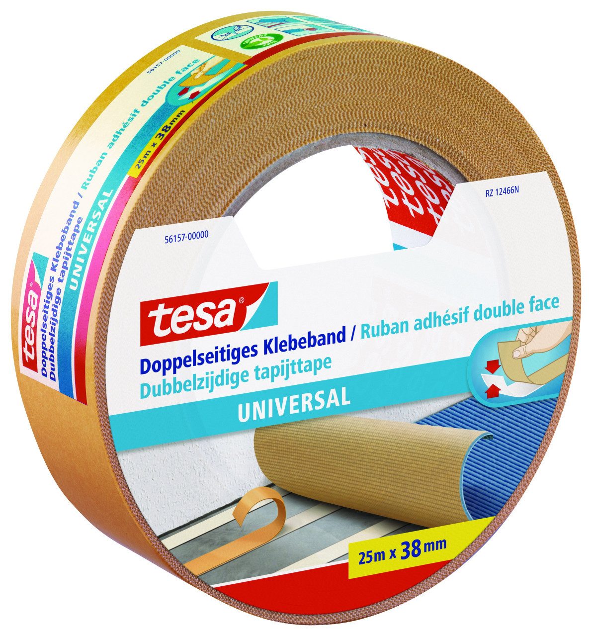 Klebehaken tesa doppelseitiges Klebeband universal 25 m x 38