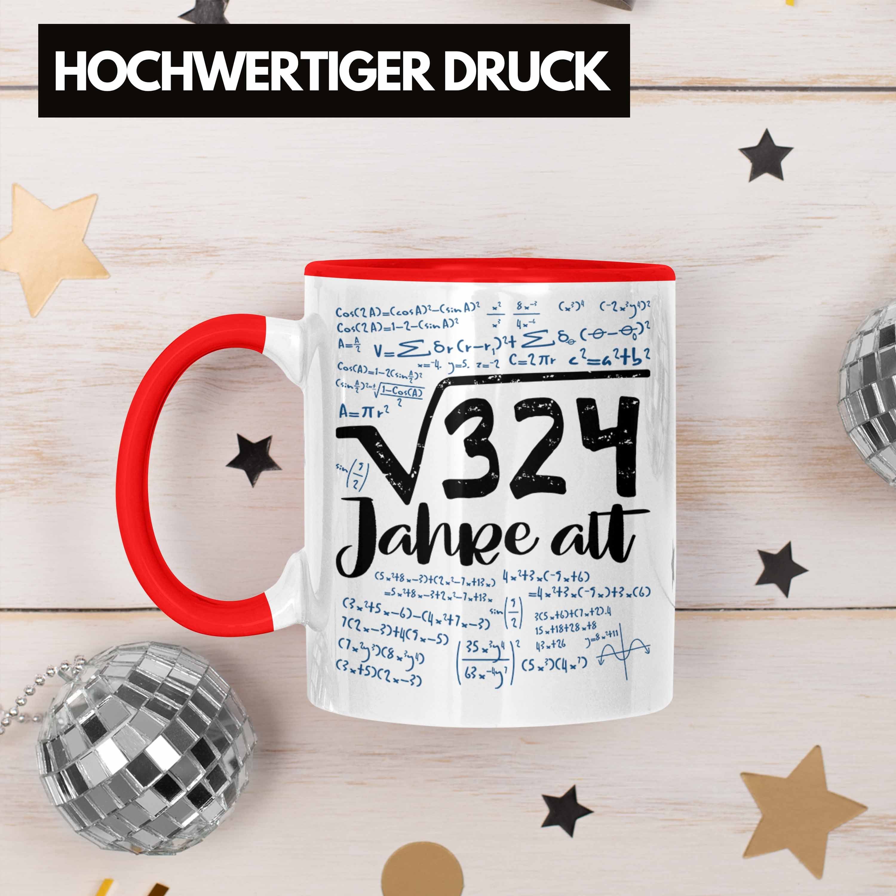 324 Idee Math Lustige 18er 18. Tasse Tasse Rot Trendation Geschenk Geburtstag Quadratwurzel