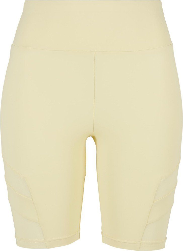 Stoffhose Urban Classics Damen Ladies High Waist Tech Mesh Cycle Shorts