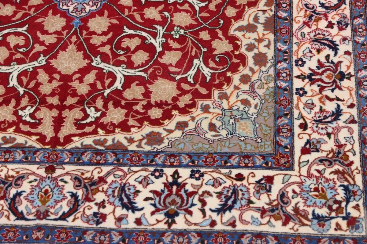 Trading, Seidenkette mm rechteckig, Orientteppich Höhe: 106x168 Handgeknüpfter Isfahan 8 Orientteppich, Nain