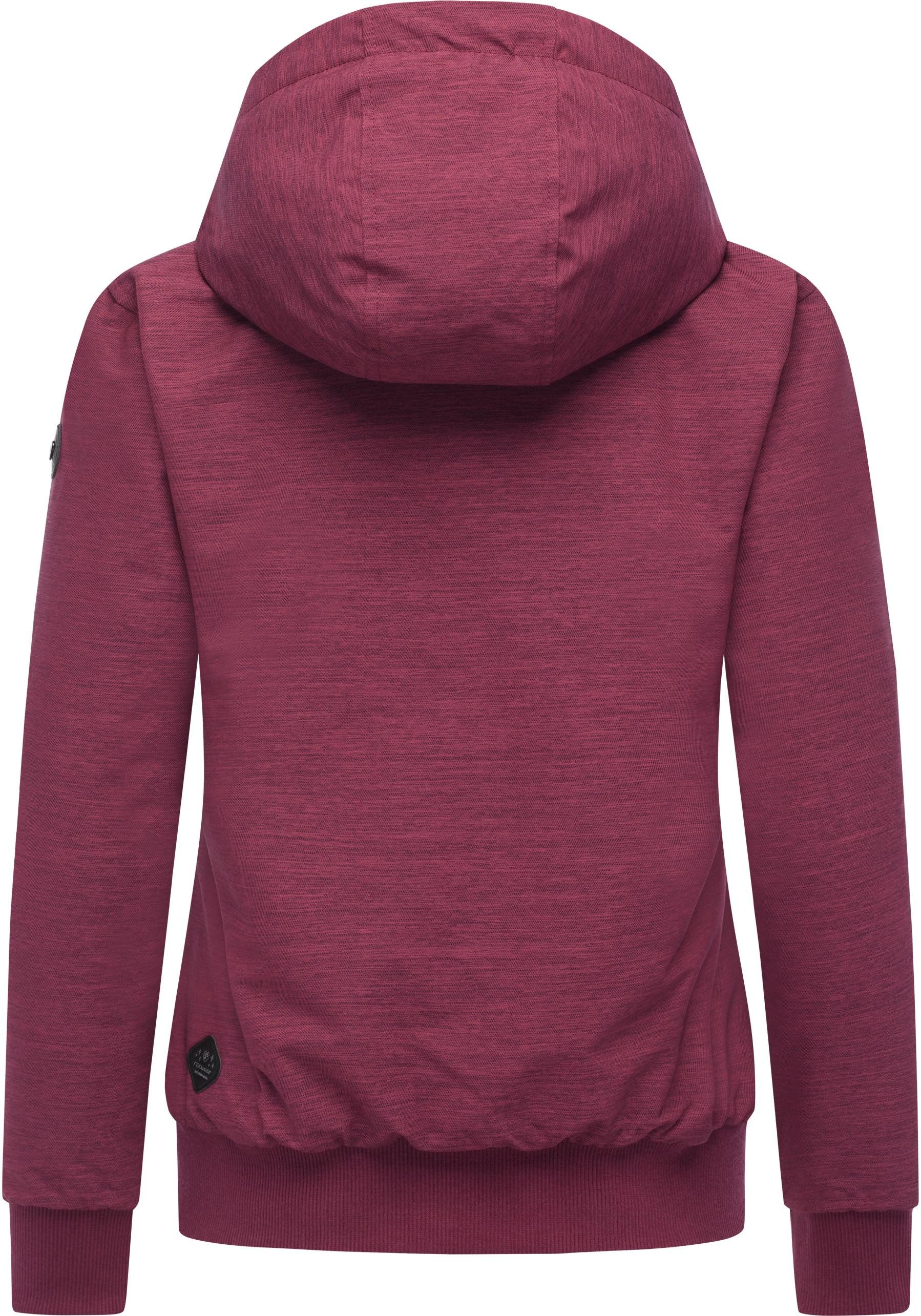 Ragwear Winterjacke Nuggie Melange stylische, melierte Damen Freizeitjacke